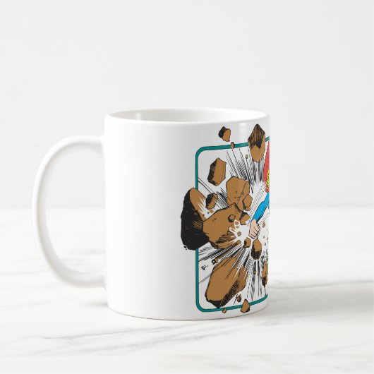 Supergirl Destroys Boulder Kaffeetasse (Links)