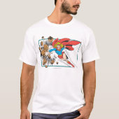 Supergirl Destroys Boulder T-Shirt (Vorderseite)