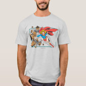 Supergirl Destroys Boulder T-Shirt (Vorderseite)