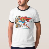 Supergirl Destroys Boulder T-Shirt (Vorderseite)