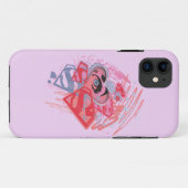 Supergirl Diamonds and Lips Case-Mate iPhone Hülle (Rückseite (Horizontal))