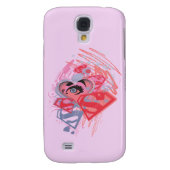 Supergirl Diamonds and Lips Case-Mate Samsung Galaxy Hülle (Rückseite)