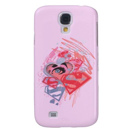 Supergirl Diamonds and Lips Case-Mate Samsung Galaxy Hülle (Rückseite)