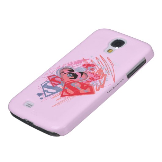 Supergirl Diamonds and Lips Case-Mate Samsung Galaxy Hülle (unten)
