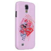 Supergirl Diamonds and Lips Case-Mate Samsung Galaxy Hülle (Rückseite/rechts)