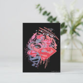 Supergirl Diamonds and Lips Postkarte (Stehend Vorderseite)