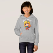 Supergirl "Die Zukunft ist weiblich" Hoodie (Vorne ganz)