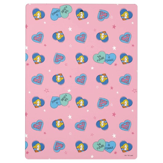 Supergirl "Die Zukunft ist weiblich" Klemmbrett (Rückseite)