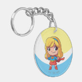 Supergirl "Die Zukunft ist weiblich" Schlüsselanhänger (Vorderseite links)