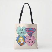 Supergirl "Die Zukunft ist weiblich" Tasche (Vorderseite)