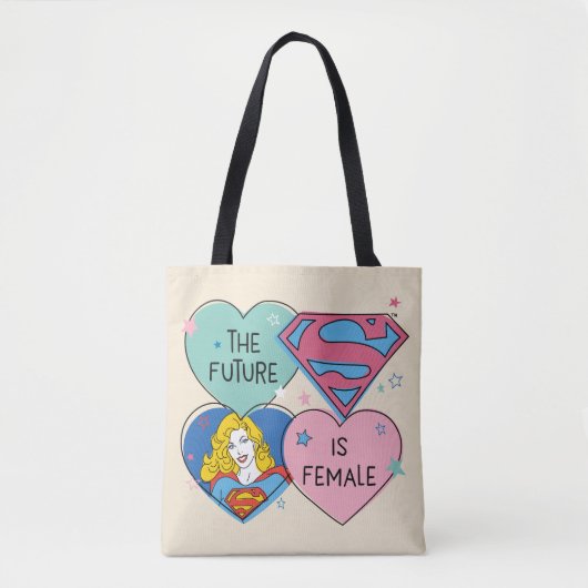 Supergirl "Die Zukunft ist weiblich" Tasche (Vorderseite)