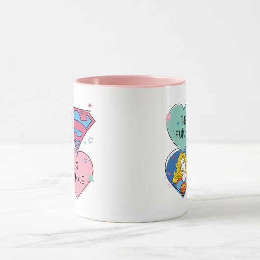 Supergirl "Die Zukunft ist weiblich" Tasse (Zentrum)