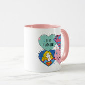 Supergirl "Die Zukunft ist weiblich" Tasse (VorderseiteRechts)