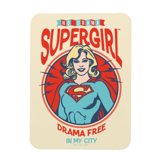 Supergirl Drama frei in meiner Stadt Magnet (Vertikal)