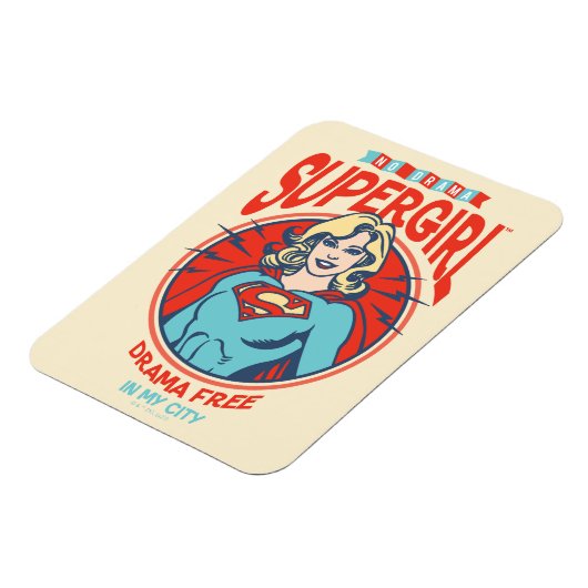 Supergirl Drama frei in meiner Stadt Magnet (Linke Seite)