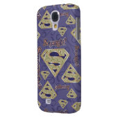 Supergirl-Extravagant-Logo-Collage Case-Mate Samsung Galaxy Hülle (Rückseite Links)