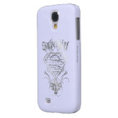 Supergirl-Extravagant-Silber-Logo Case-Mate Samsung Galaxy Hülle (Rückseite Links)