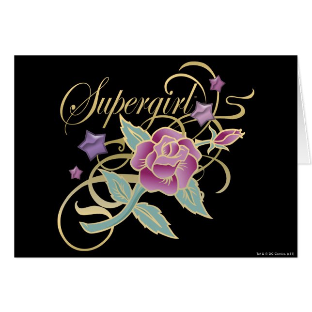 Supergirl Extravagante Rose (Vorderseite (Horizontal))