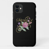 Supergirl Extravagante Rose Case-Mate iPhone Hülle (Rückseite)