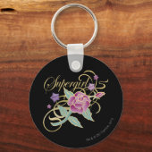 Supergirl Extravagante Rose Schlüsselanhänger (Vorderseite)