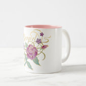 Supergirl Extravagante Rose Zweifarbige Tasse (VorderseiteRechts)