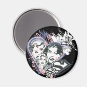 Supergirl Face Collage Magnet (Vorderseite/Rückseite)