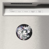 Supergirl Face Collage Magnet (In Situ (Geschirrspüler))