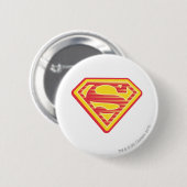 Supergirl Far-Out-Logo Button (Vorne & Hinten)