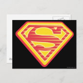 Supergirl Far-Out-Logo Postkarte (Vorne/Hinten)