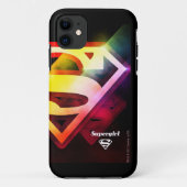 Supergirl-farbiges Logo Case-Mate iPhone Hülle (Rückseite)