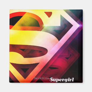 Supergirl-farbiges Logo Magnet