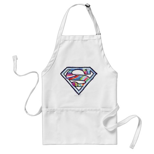 Supergirl-farbiges Logo Schürze (Vorne)