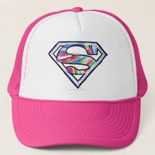 Supergirl-farbiges Logo Truckerkappe