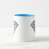 Supergirl-farbiges Sketch-Logo Tasse (Zentrum)
