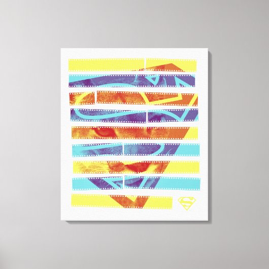 Supergirl Filmstrip Leinwanddruck (Vorderseite)