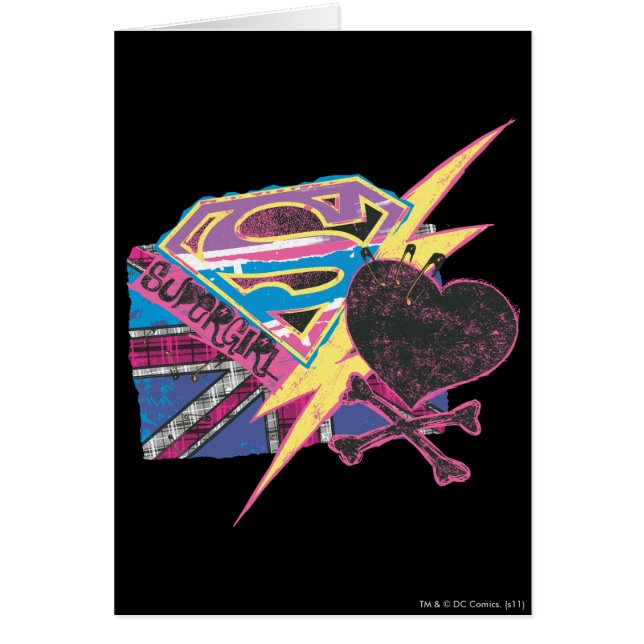 Supergirl Flag und Crossbones (Vorne)