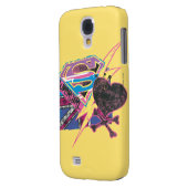 Supergirl Flag und Crossbones Case-Mate Samsung Galaxy Hülle (Rückseite Links)