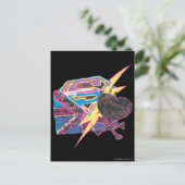Supergirl Flag und Crossbones Postkarte (Stehend Vorderseite)