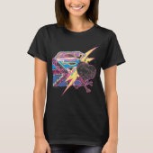 Supergirl Flag und Crossbones T-Shirt (Vorderseite)