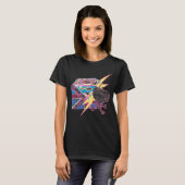 Supergirl Flag und Crossbones T-Shirt (Vorne ganz)