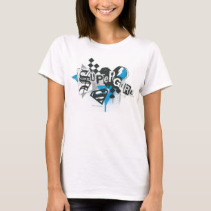 Supergirl Flecken und Spritzer T-Shirt