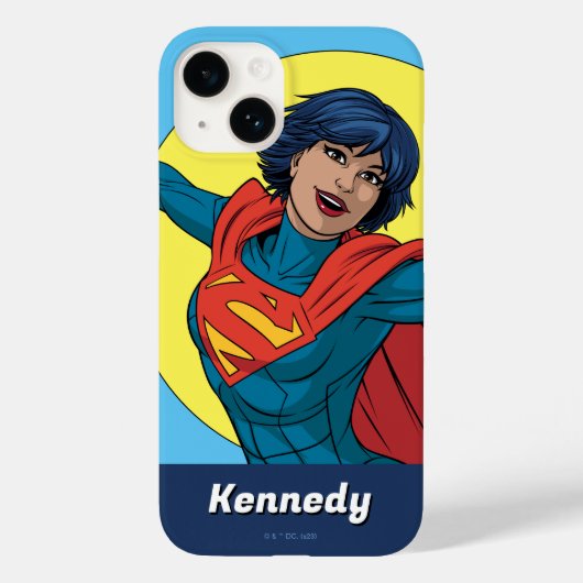 Supergirl Fliegen in Blue Anzug Case-Mate iPhone Hülle (Rückseite)
