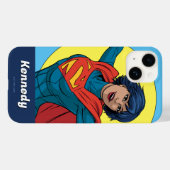 Supergirl Fliegen in Blue Anzug Case-Mate iPhone Hülle (Rückseite (Horizontal))