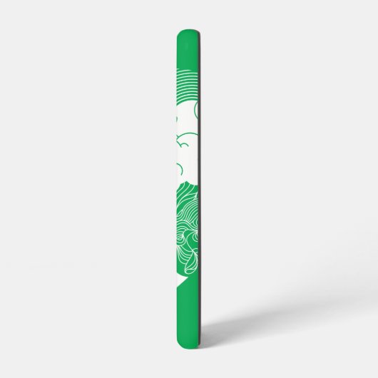 Supergirl Floral Peace Heart Graphic Samsung Galaxy Hülle (Linke Seite)