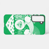 Supergirl Floral Peace Heart Graphic Samsung Galaxy Hülle (Rückseite (Horizontal))