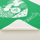 Supergirl Floral Peace Heart Graphic Sherpadecke (3/4)