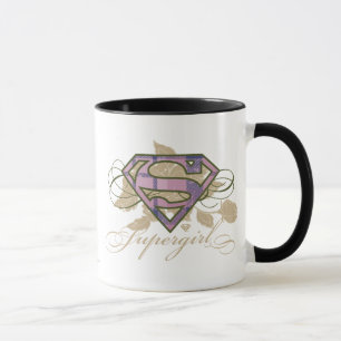 Supergirl Flowers Tasse