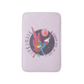 Supergirl Flying Up Illustration Badematte (Vorderseite Vertikal)