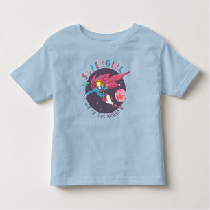 Supergirl Flying Up Illustration Kleinkind T-shirt