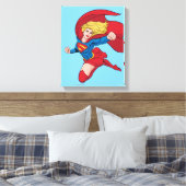 Supergirl Flying Up Illustration Leinwanddruck (Insitu (Schlafzimmer))